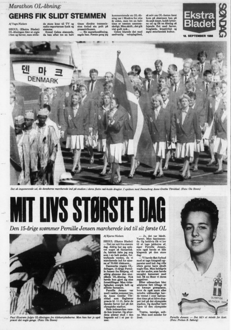 Olympic Games 1988, Seoul South Korea © Photo: Ole Steen/Ekstra Bladet/Scanpix
