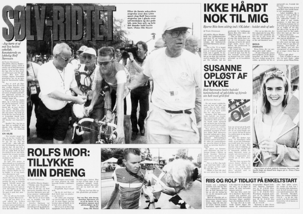 Olympic Games 1996, Atlanta USA, Rolf Sørensen . © Photo: Ole Steen/Scanpix