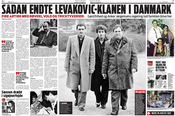 Gypsy clan Levakovic in Denmark, robberies, violence and trick thefts 2017