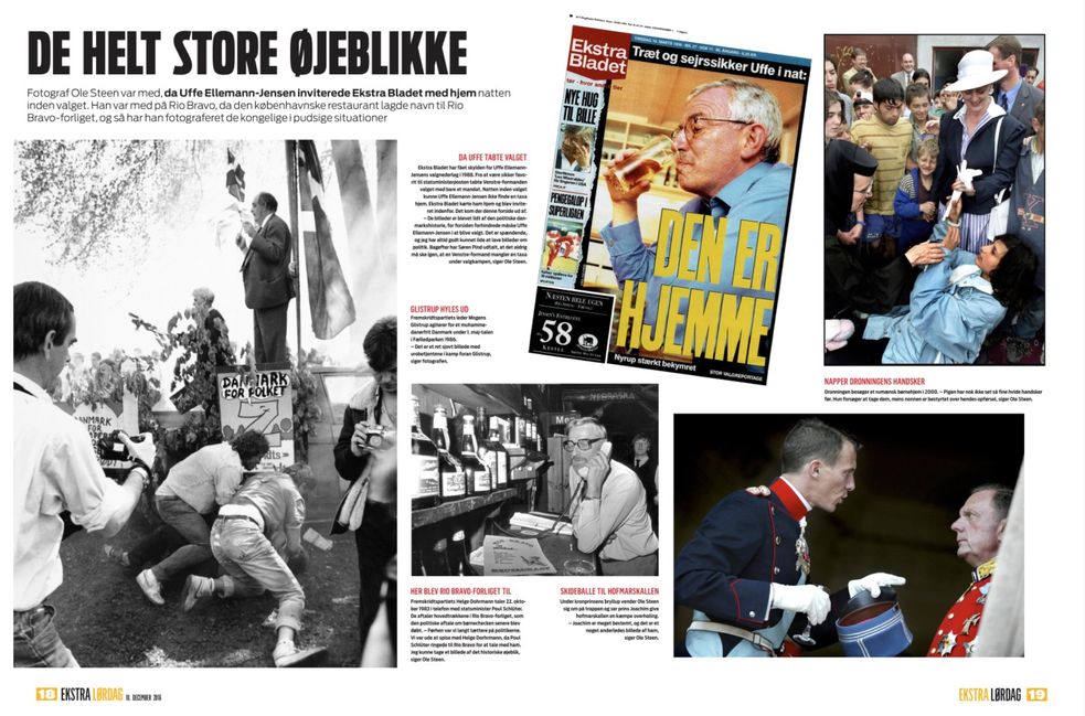 About Ole Steen in Ekstra Bladet