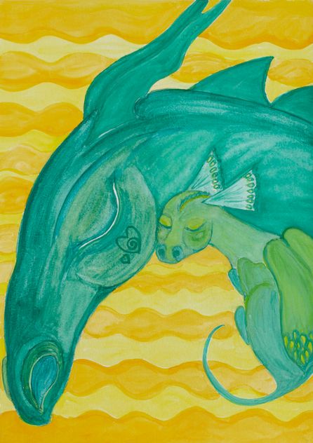 Baby Emerald Dragon
