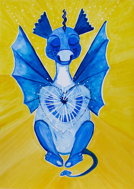 Baby Indigo Dragon
