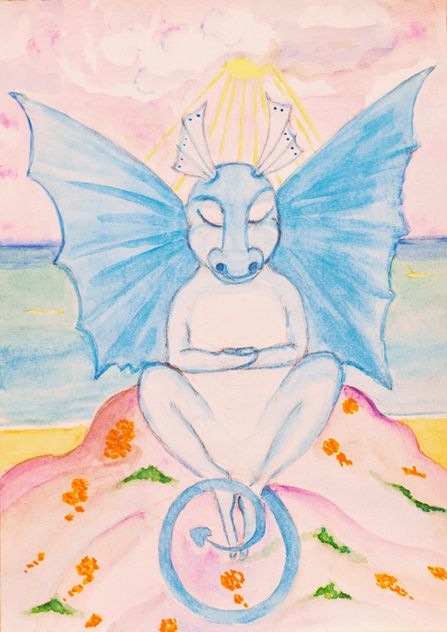 Baby Topaz Dragon