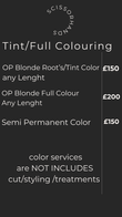 Tint/Full Colouring