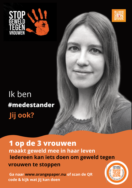 Suzanne Bouma ATRIA LEZING ORANGE THE WORLD STOP GEWELD TEGEN VROUWEN PARTNERGEWELD GOOI 2021 BIBLIOTHEEK HILVERSUM