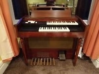 World class organist Sebastian Bach got his start on a little clavichord.
World class flute player James Galway got his start on a little penny whistle.
World class guitarist Tommy Emmanuel got his start on a little electric guitar with no amp.
Another organist got his start on a little Lowrey 