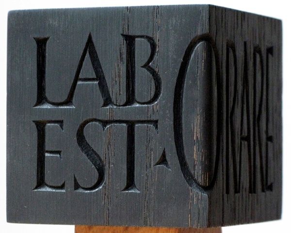 The Latin motto 