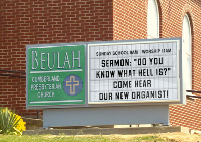 The parts of a discourse that surround a word or passage can throw light, for better or worse, on its meaning -- which at times will provide as good a reason as any for the organist to draw the horizontal trumpets, hold down as many keys as possible, and see how fast the pews will empty [See blog, Horizontal Trumpets].
