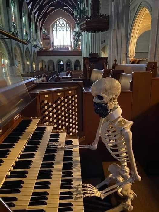 (con't from Part IX)
Everything in organ playing is balance.
Going without practice isn't good, but staying on the bench and practicing all night long until dawn the next morning isn't good either -- unless, of course, you never want your fingers to get stuck between the sharp keys ever again.
