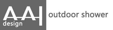AAL design - outdoor shower - koperen buitendouche