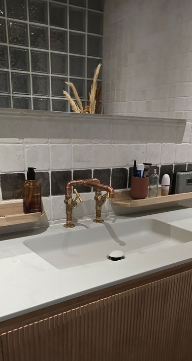 Custom-Made Copper Basin Mixer Tap Custom-Made Copper Basin Mixer Tap