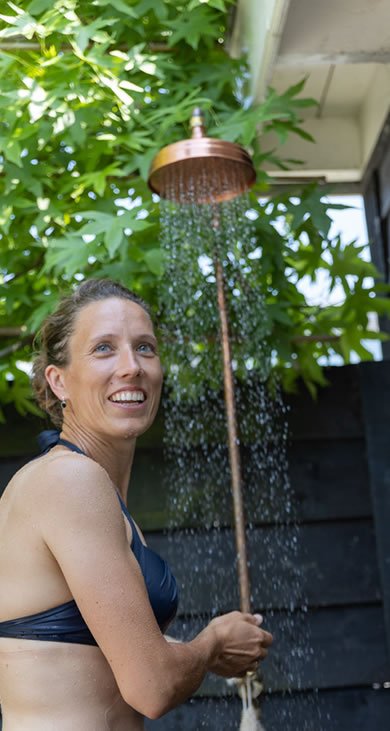 Industrial Copper Outdoor Shower Industrial Copper Outdoor Shower