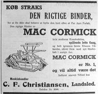 C.F. Christiansen, Landsled