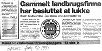 Brødrene Bendix lukker