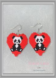 cœur avec panda à 20.-frs