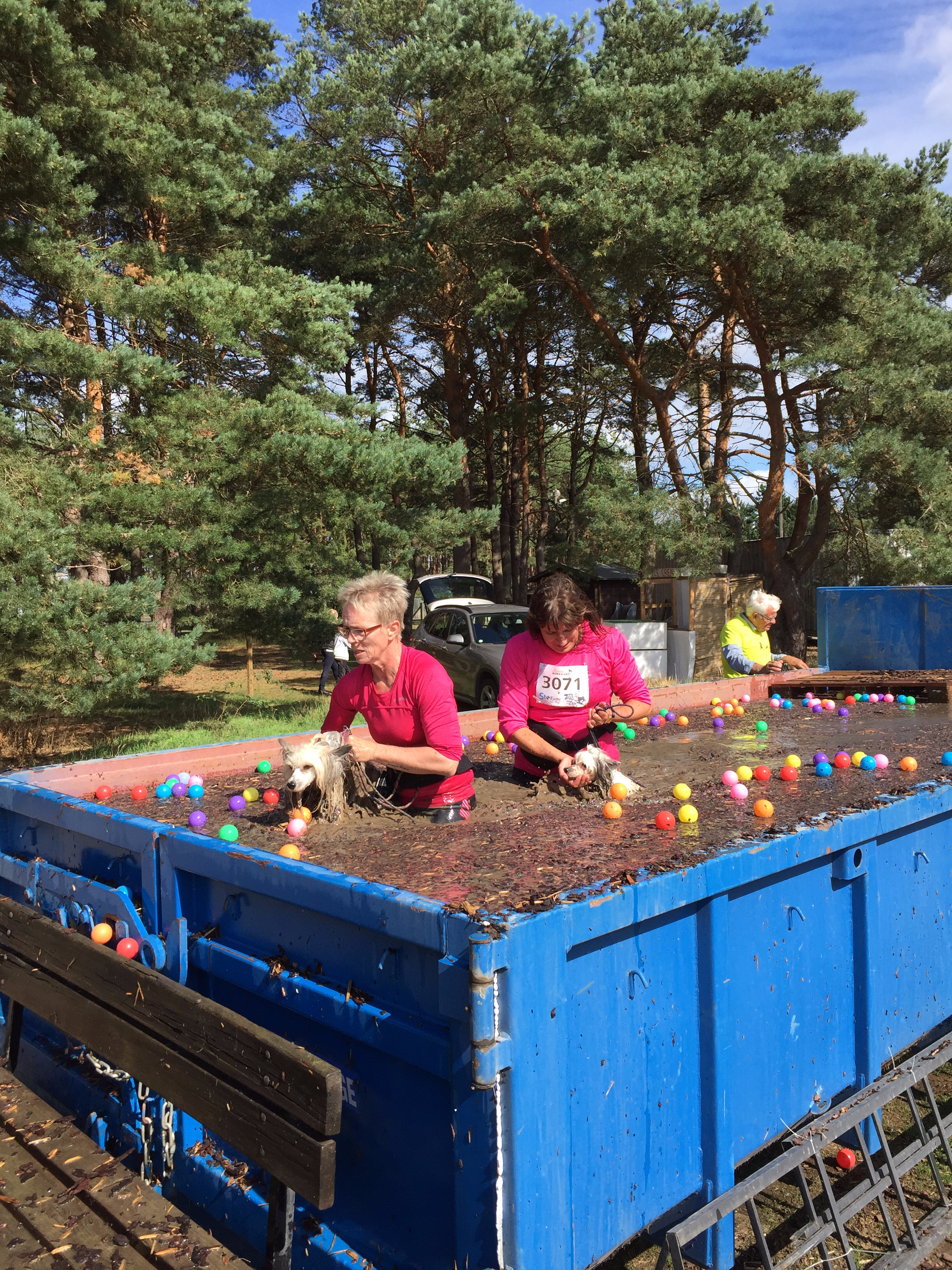 Jag och Bitte på terrängtävlingen K9