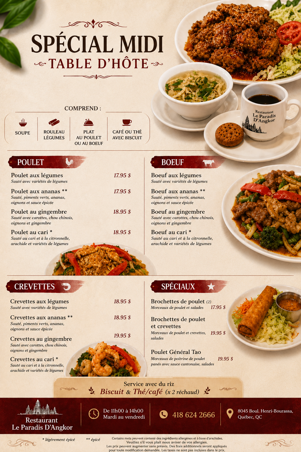 MENU MIDI | paradisdangkor.com