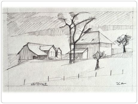 Croquis à Hauteville