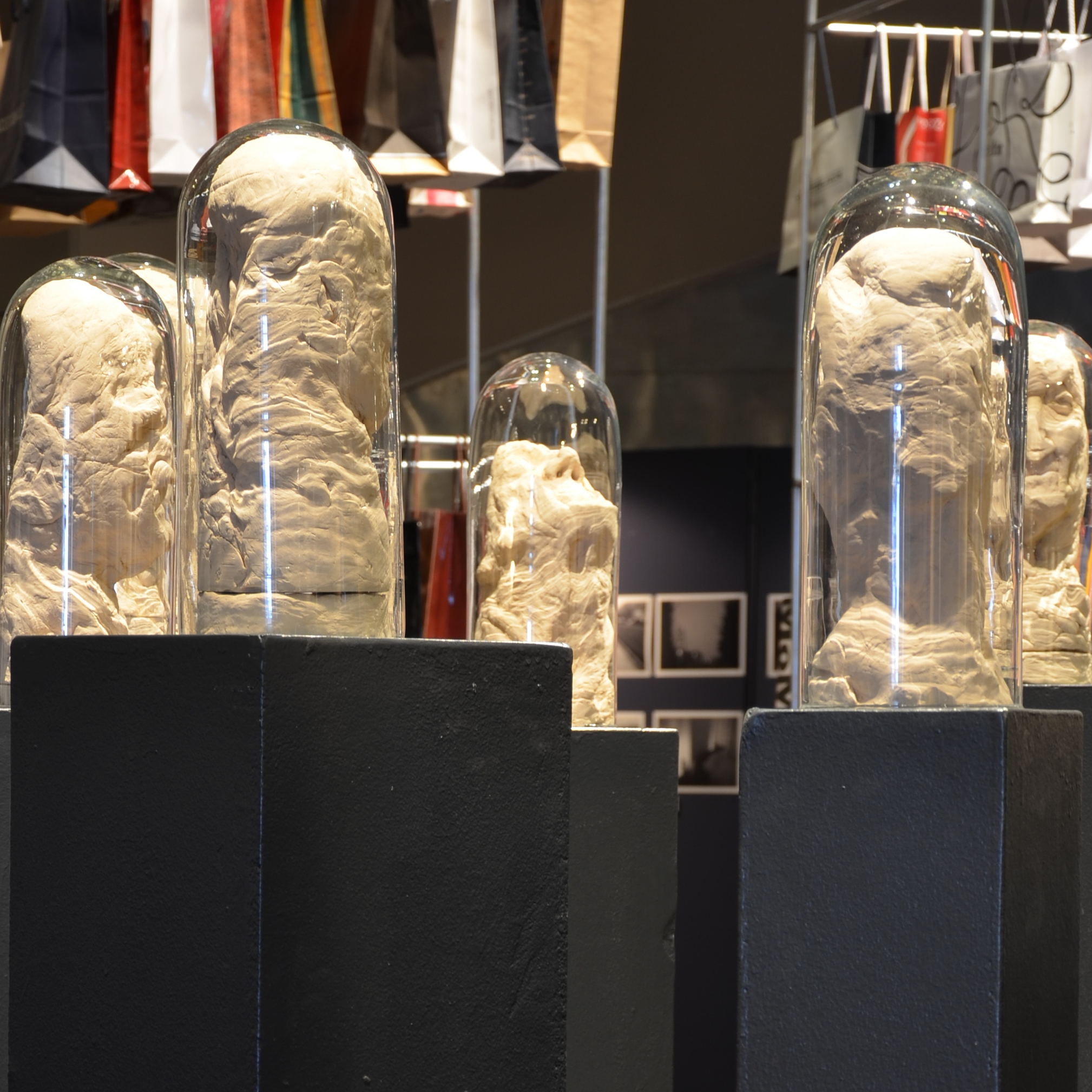 Luc Peiffer, Alte Kopfstücke, sculptures