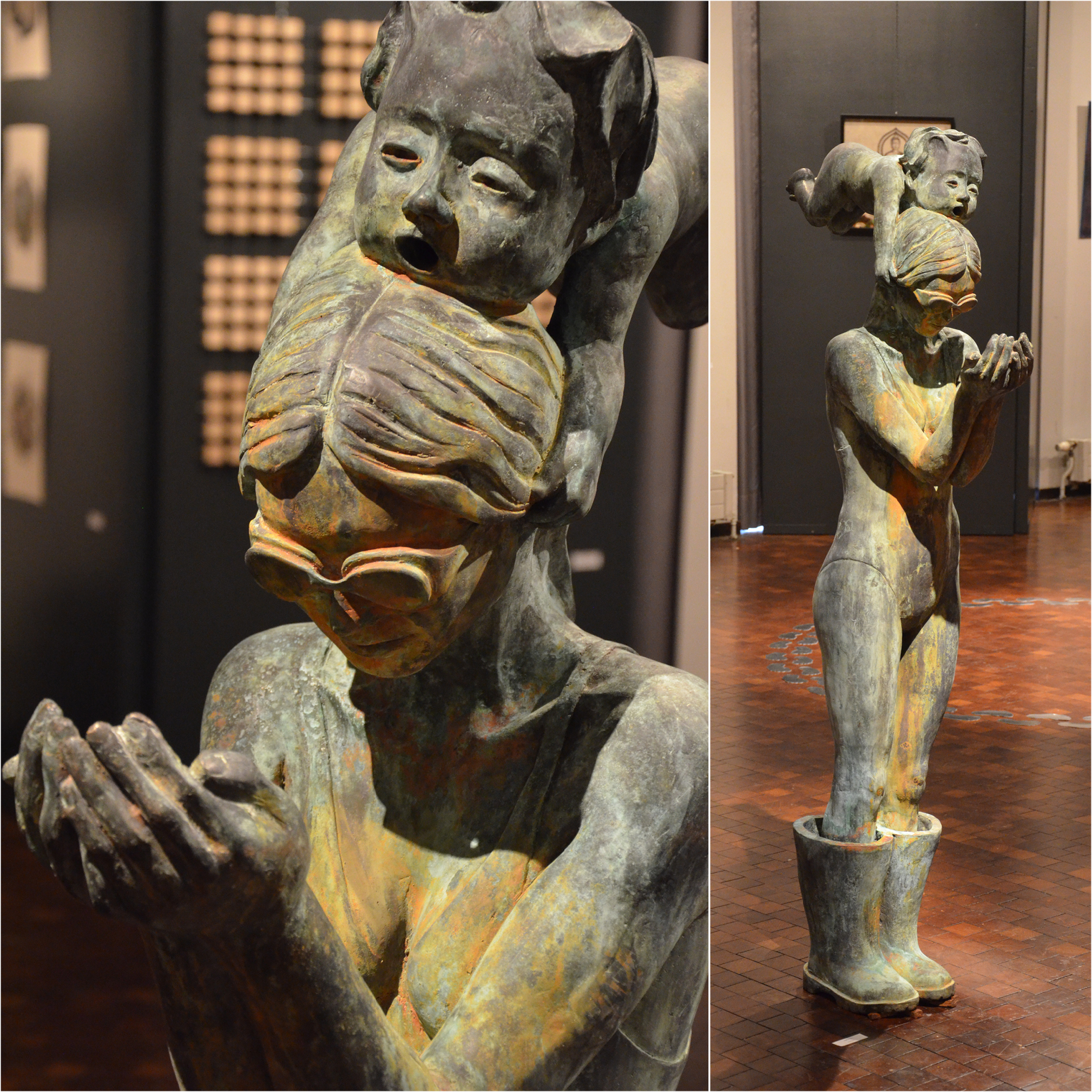 Luc Peiffer, Fontaine, sculptures