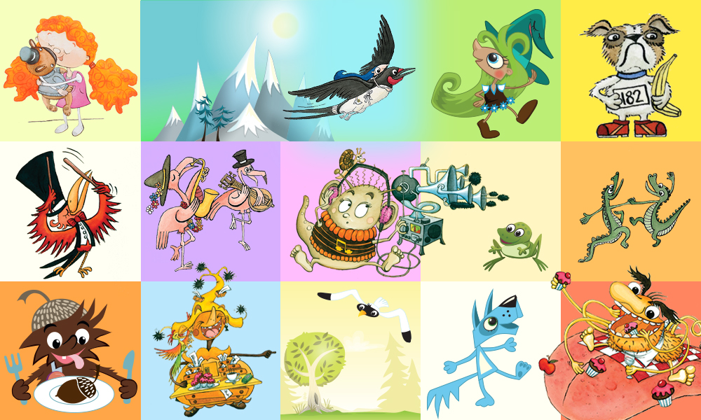 Pernelle Laulund illustrationer mosaik