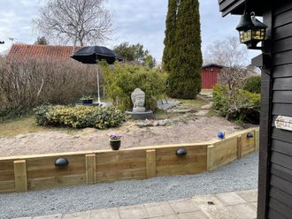 Vy från utgång matplats