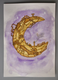 Steampunk Moon