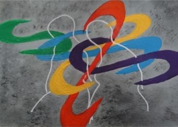  Hooked up - acrylic
