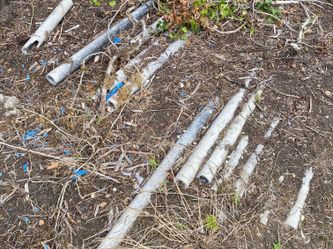 Asbestos rubbish removed