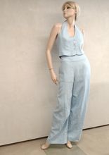 ss2025 linnen gilet met broek