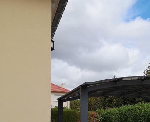 Pose d'un carport Novoferm France