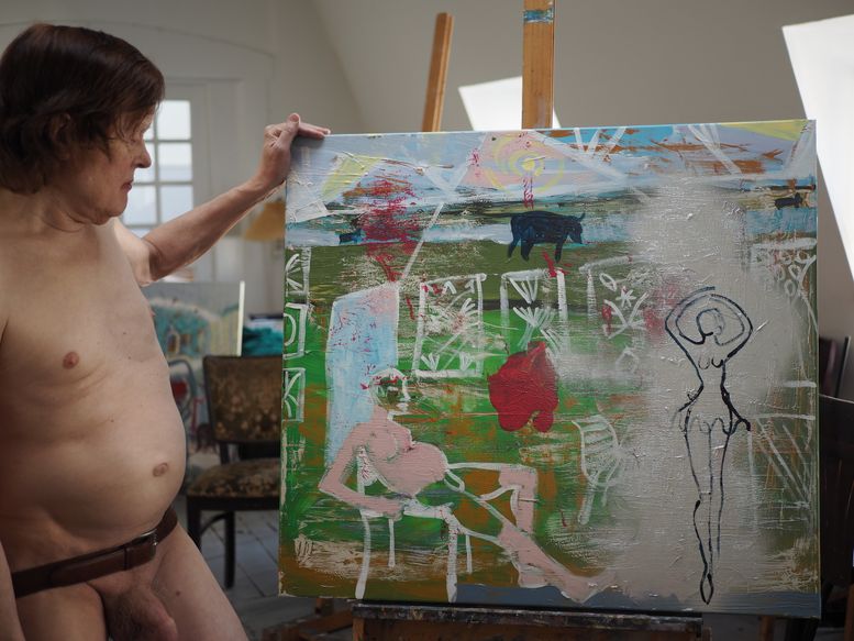 My muse and painting