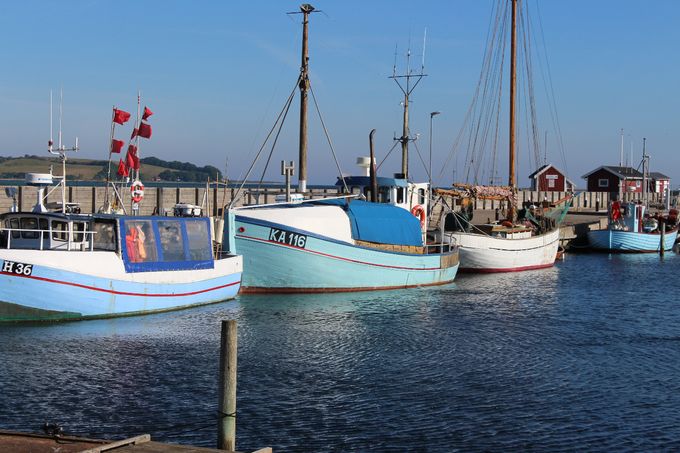 Der var lige plads, så en af vores gode skippere kunne lægge til.