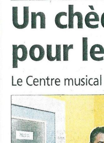 Le Centre Musical dans ses actions caritatives