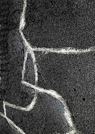Asphaltoglyph . Nachtwandler