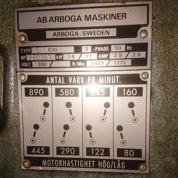 Arboga märkplåt