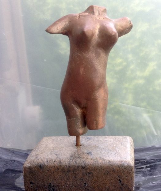 TORSO
                                   by  *  par
                         Eugene Jankowski
                         Steatite  15x8x8cm                   N$
