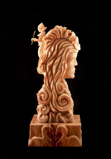 LEGEND OF JACK MONOLOY
                                      by  *  par
                             Eugene Jankowski
                         Alabaster 50x30x30cm               $