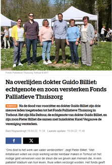 Fonds palliatieve thuiszorg Torhout