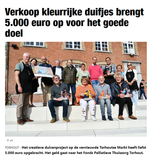 Veiling van duiven t.v.v. Fonds Palliatieve 