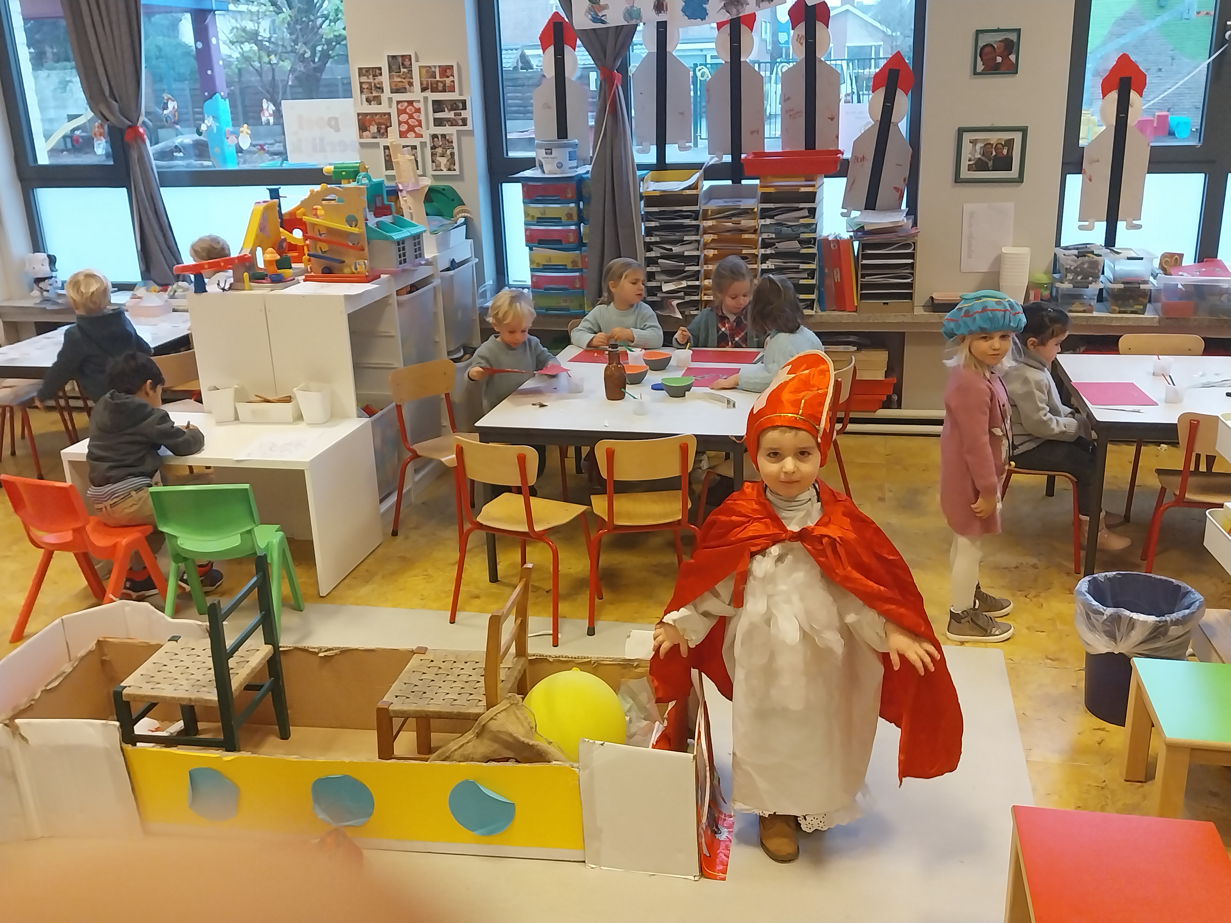 Sinterklaas op bezoek