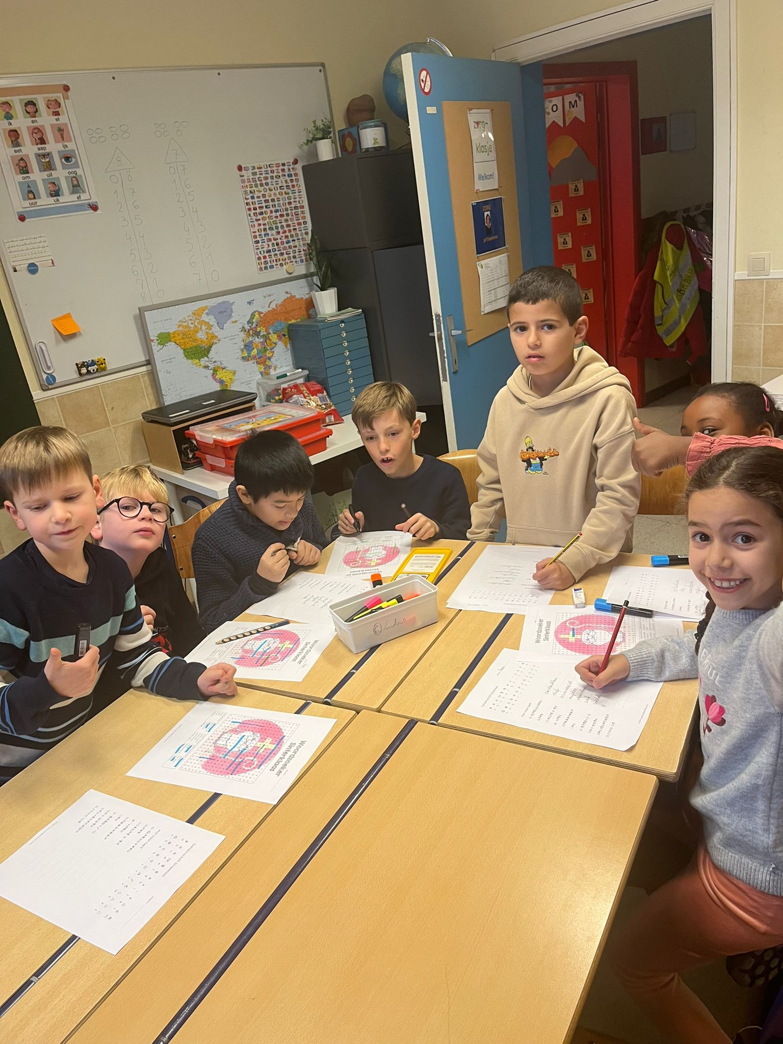 Sinterklaas op bezoek