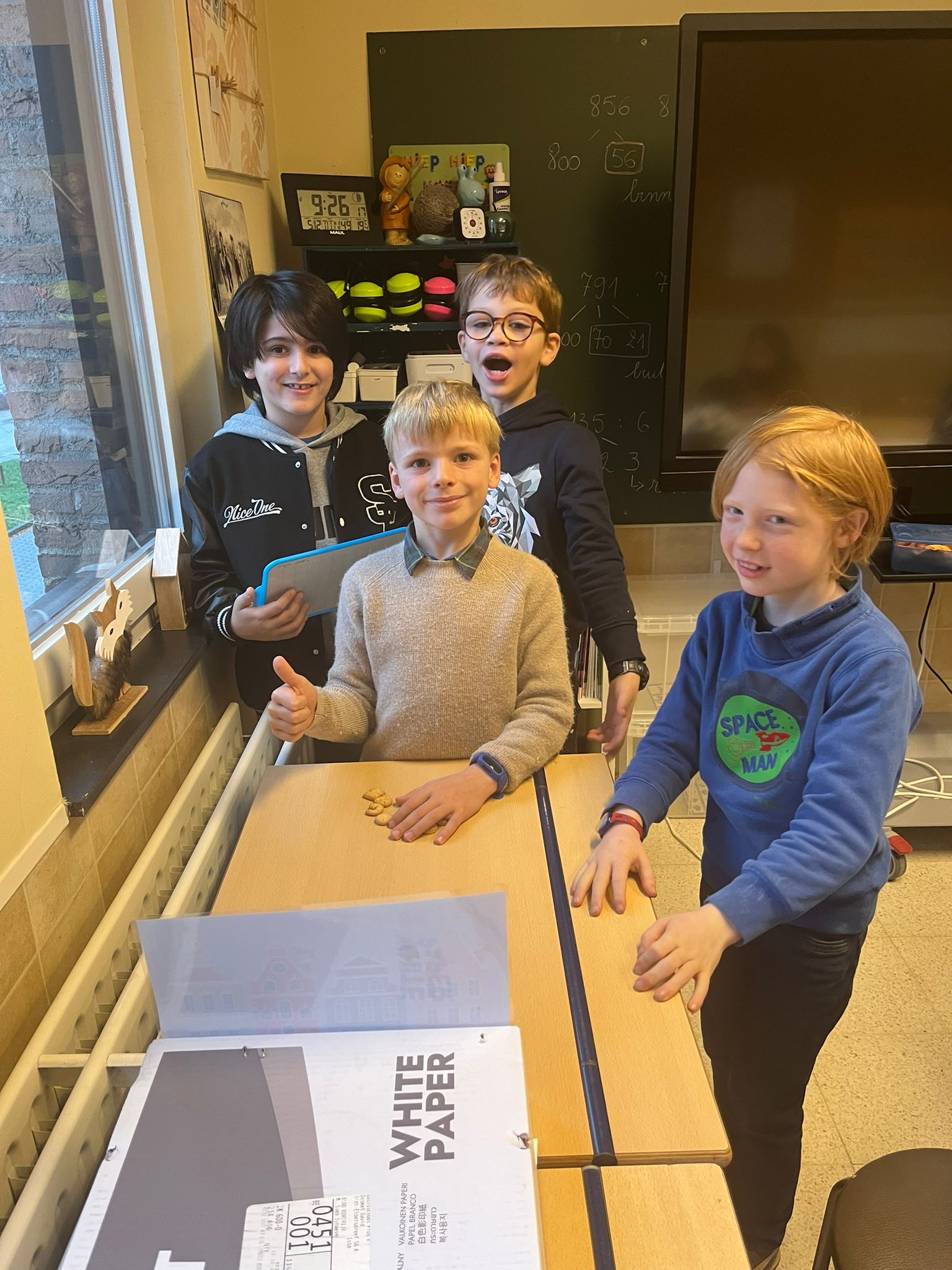 Sinterklaas op bezoek