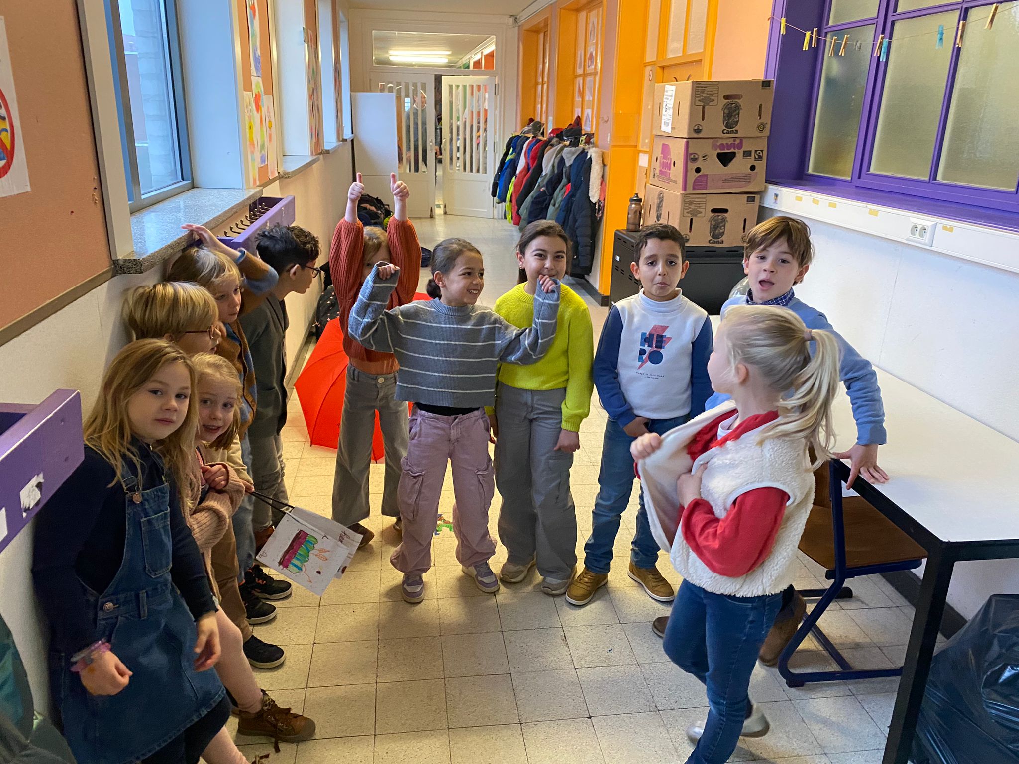 Sinterklaas op bezoek