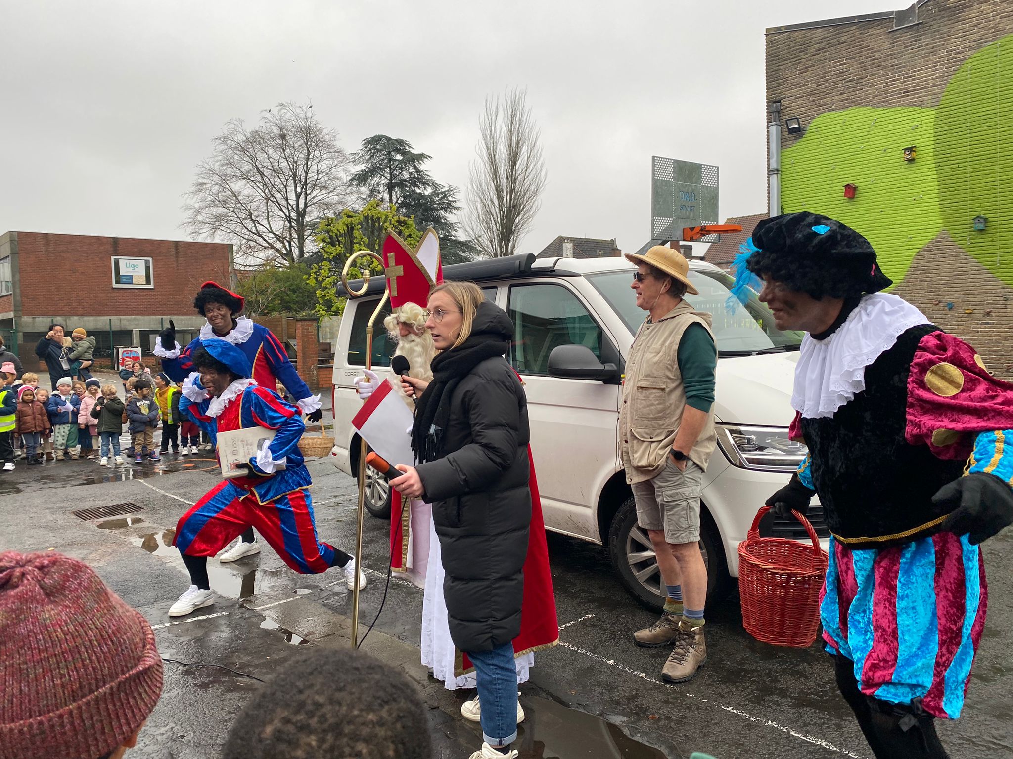Sinterklaas op bezoek