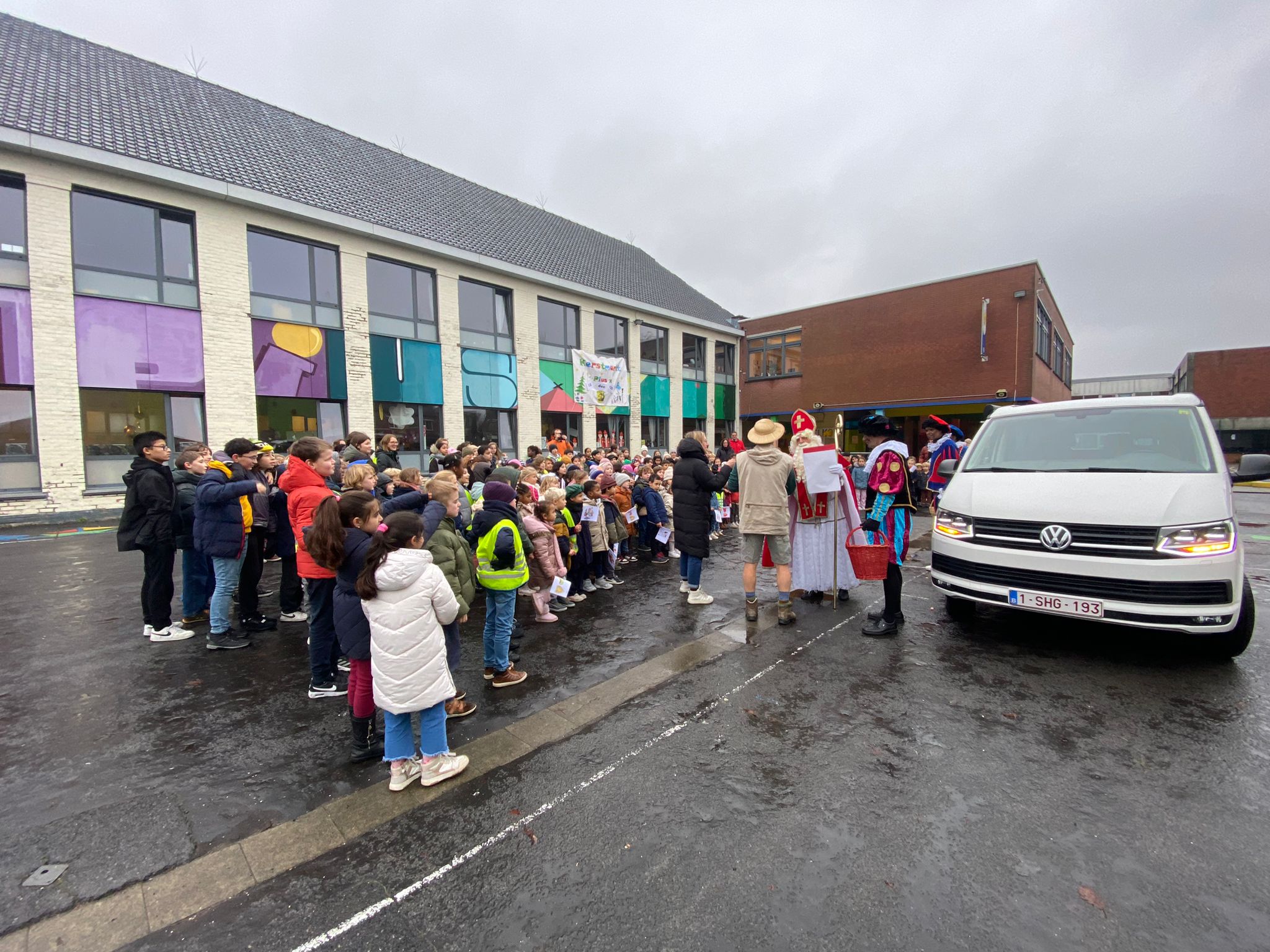Sinterklaas op bezoek