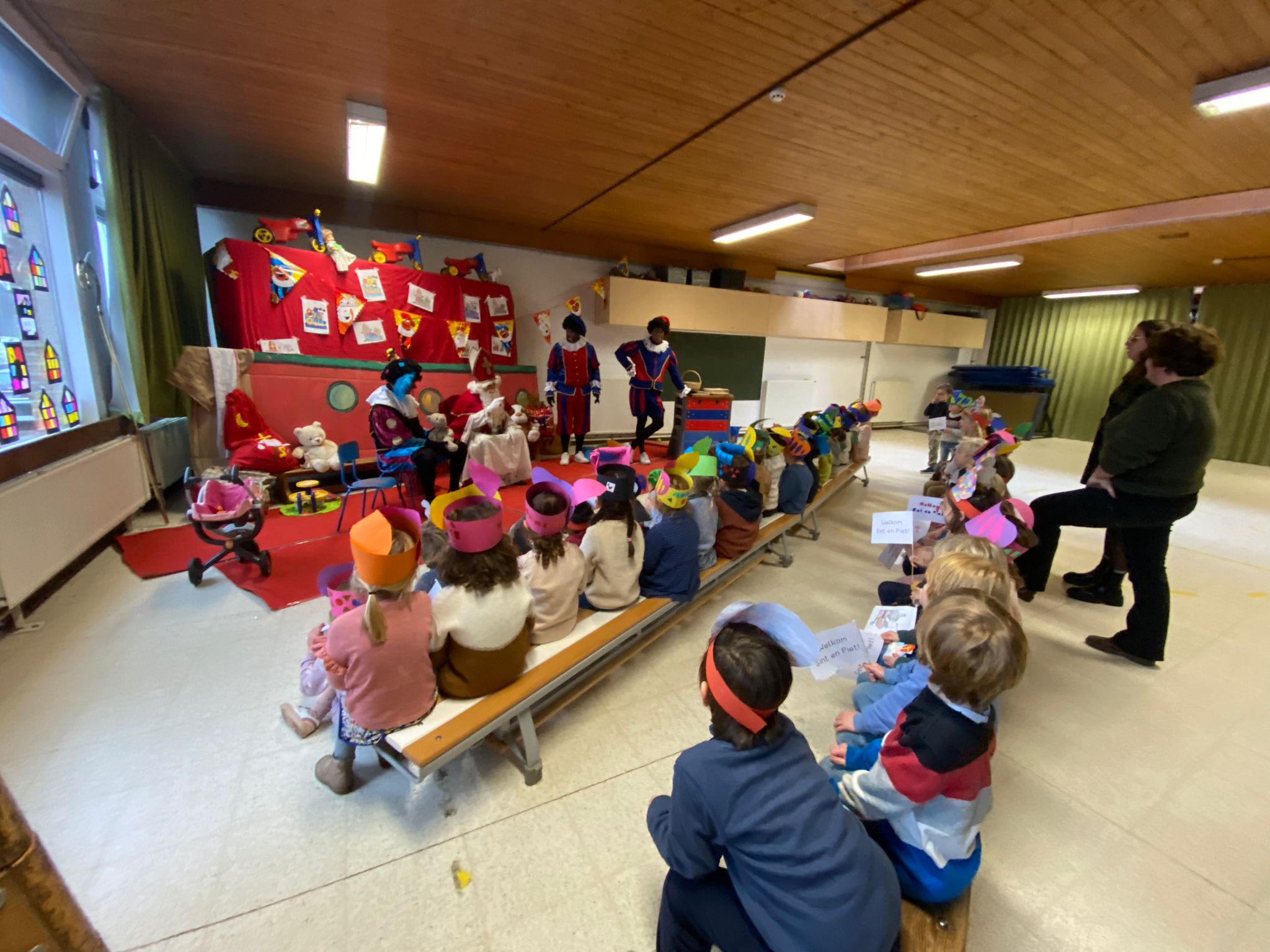 Sinterklaas op bezoek