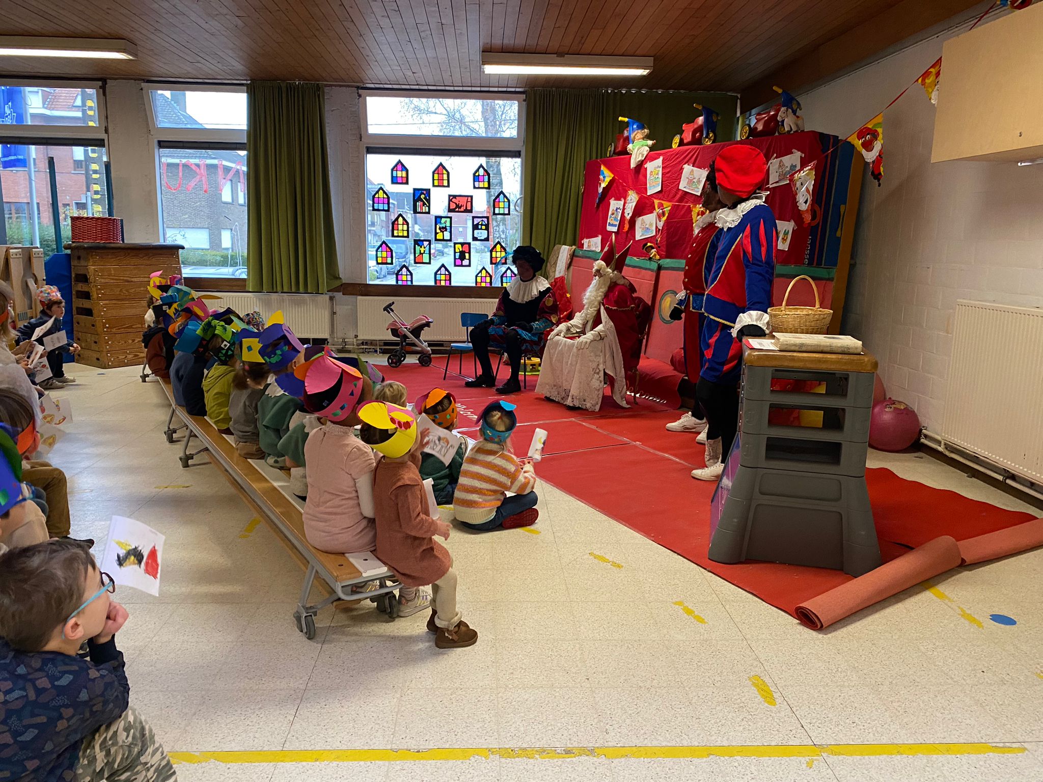 Sinterklaas op bezoek