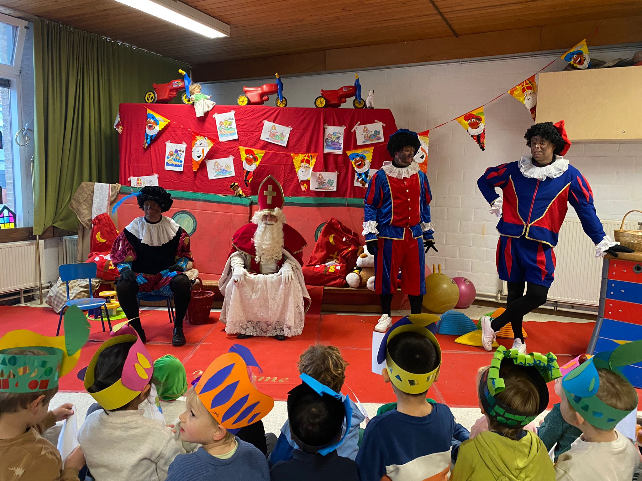 Sinterklaas op bezoek