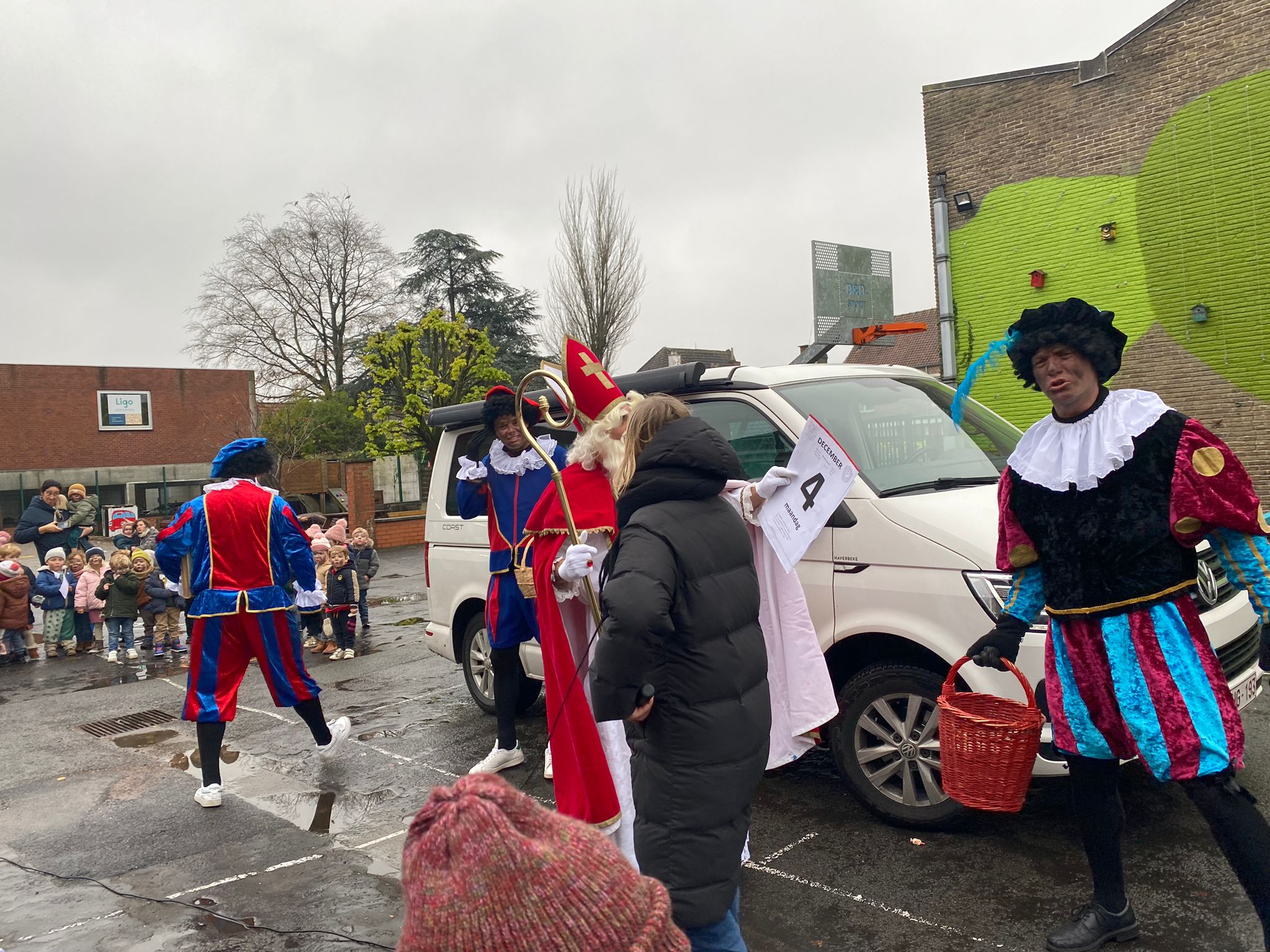 Sinterklaas op bezoek